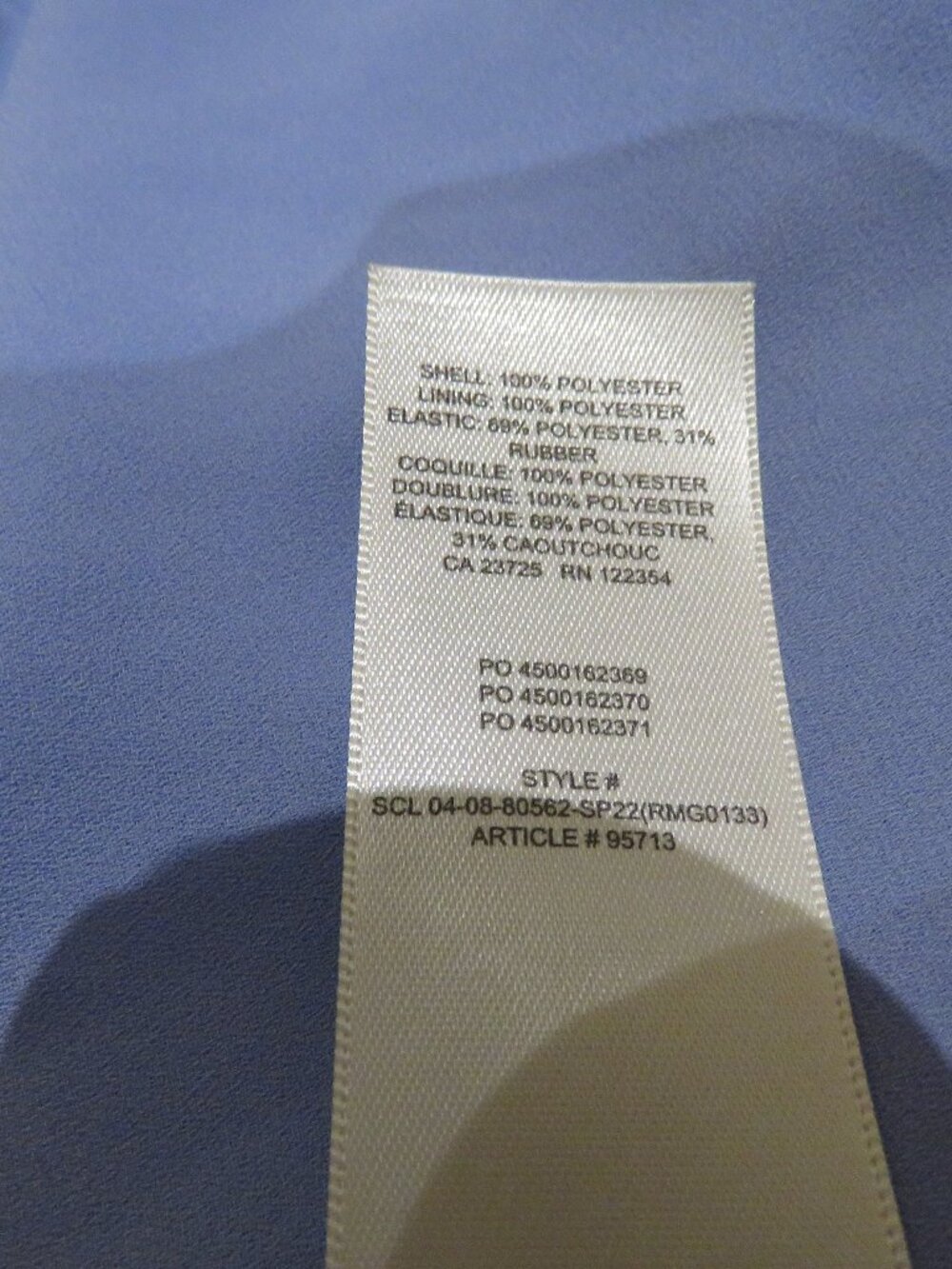 ARITZIA WILFRED Villa Smocked Dress in Soft Iris Poetic Floral Romantic US 6 - Picture 14 of 14